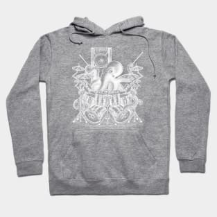 Octopus playing drums Hoodie